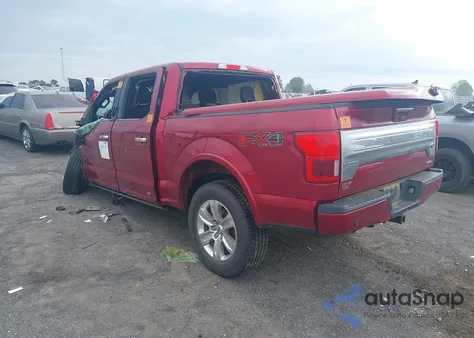 2019 Ford F-150 Platinum from USA, damaged, VIN 1FTEW1E49KFD49938